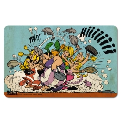 Asterix & Obelix - Fighting with Fish - Breakfast Board - Retro  