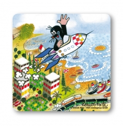 Maulwurf - Rakete Stadt farbig | OS