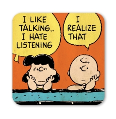Peanuts - Charlie und Lucy - Unterhaltung - Untersetzer 