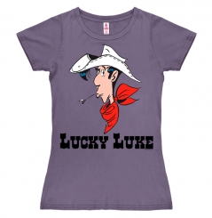 Lucky Luke - Portrait - T-Shirt Print - Damen 
