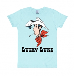 Lucky Luke - Portrait - T-Shirt Print - Herren 