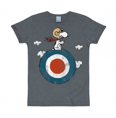 Peanuts - Snoopy - Pilot - Target - T-Shirt Print - Herren 