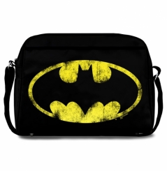 Batman Batgirl Logo Make-up Kosmetiktasche – Ca. 20x14 Cm, Aus Segeltuch | Offizielles DC Comics Produkt