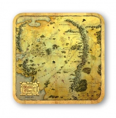 Hobbit - Middle Earth - Map - Coaster 