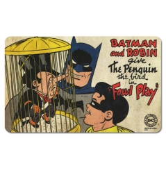 Batman & Robin - Penguin - DC Comics  - Breakfast Board - Retro  