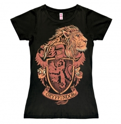 Harry Potter - Gryffindor - Logo - Print T-Shirt - Women 