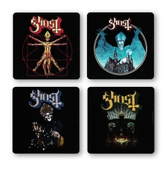 Ghost - Swedish Heavy-Metal-Band from Linköping - Set of 4 - Coasters 