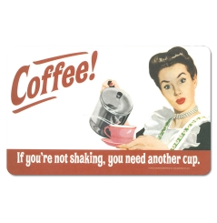 Fun - Coffee! If You're Not Shaking - Breakfast Board - Retro 