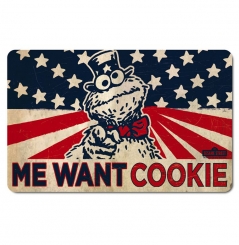 Cookie Monster - Me Want Cookie - Sesame Street - Breakfast Board - Retro 
