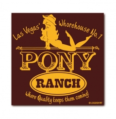 Pony Ranch - Las Vegas Whorehouse No.1 - Fridge Magnet 