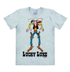 Lucky Luke - Showdown grey-melange | XL