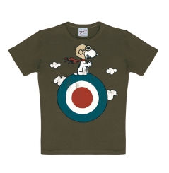 Peanuts - Snoopy - Pilot - Target - T-Shirt Print - Kinder 