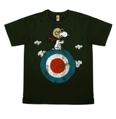 Peanuts - Snoopy - Pilot - Target - Vintage - T-Shirt Print - Damen 