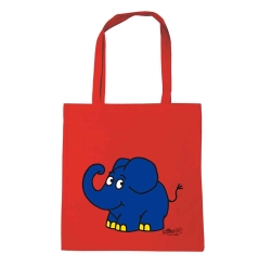 Maus - Elefant - Happy classic red 