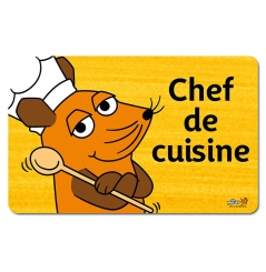 Die Sendung mit der Maus - Maus - Chef de cuisine - Frühstücksbrettchen - Retro  