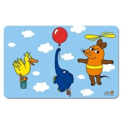 Die Sendung mit der Maus - Maus & Elefant & Ente - Fliegen - Frühstücksbrettchen - Retro  