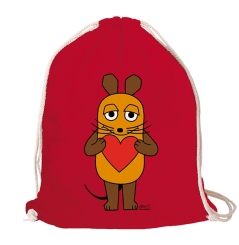 Die Sendung mit der Maus - Maus - Love - Turnbeutel - Baumwollrucksack 