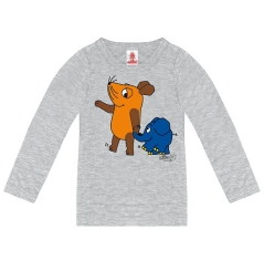 Die Sendung mit der Maus - Maus & Elefant - Langarmshirt Print - Kinder 