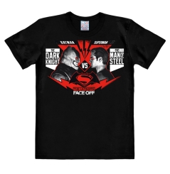 Batman v Superman - The Ultimate Face Off - DC Comics - T-Shirt Print - Damen 