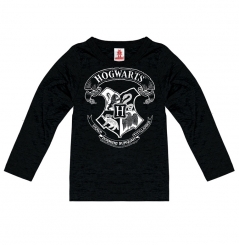 Harry Potter - Hogwarts - Logo White - Print Longsleeve - Kids 