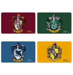 Harry Potter - Four Houses - Set of 4 - Breakfast Boards - Retro 