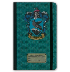 Harry Potter - Ravenclaw - Logo - Hardcover Notizbuch A5 - mit Gummiband - Liniert 