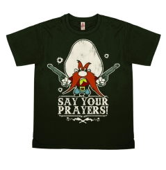Looney Tunes- Say Your Prayers vintage charcoal | XXL