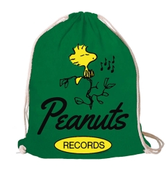 Peanuts - Woodstock - Records - Gymsack - Drawstring Bag  
