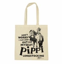 Pippi Langstrumpf - Don't Worry - Baumwolltasche 