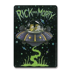 Rick & Morty - Spaceship - Tin Sign A5 