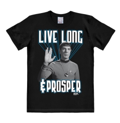 Star Trek - Spock - Live Long And Prosper - T-Shirt Print - Damen 
