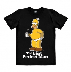 The Simpsons - Homer Simpson - Last Perfect Man - Print T-Shirt - Men 
