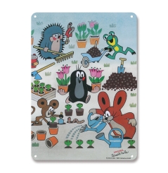 The little Mole - Garden - Tin Sign A5 