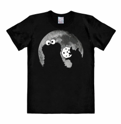 Sesame Street - Cookie Monster - Moon - Print T-Shirt - Women 