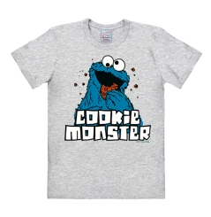 Sesame St. - Cookie Monster grey-melange | M