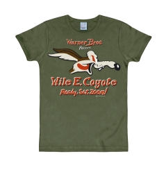 LOONEY TUNES - COYOTE dark olive | XL