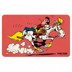 Lucky Luke - Riding on Jolly Jumper - Frühstücksbrettchen - Retro  