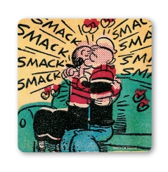 Popeye the Sailorman - Popeye & Olivia -  Smack, Smack - Coaster  