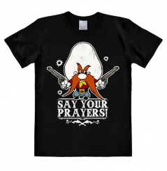  Looney Tunes - Yosemite Sam - Say Your Prayers - T-Shirt Print - Herren 