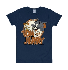 TOM AND JERRY - LOGO navy | S
