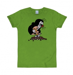 Der kleine Maulwurf - Hügel - T-Shirt Print - Damen 