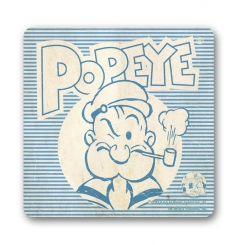 Logoshirt Popeye the Sailor-what the hell a Coaster-Coaster-Beer Mat 