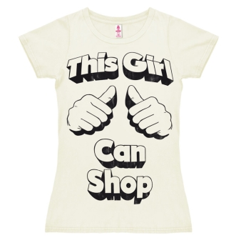 This Girl Can Shop - Print T-Shirt - Women 