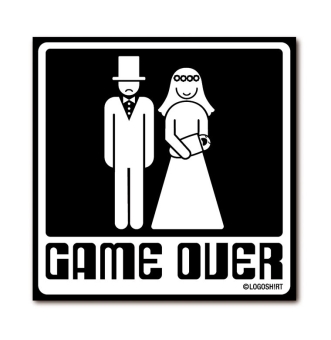 Game Over - Fridge Magnet  