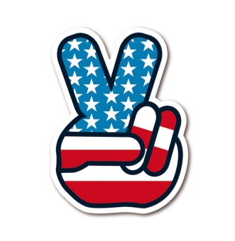 Victory Sign - Fridge Magnet 