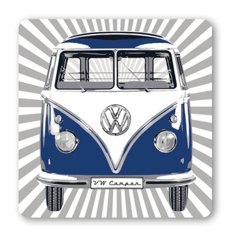 VW - Bulli - T1 - Weiß-Blau - Untersetzer 