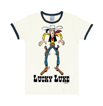 LUCKY LUKE - SHOWDOWN almost white / deep navy | XL