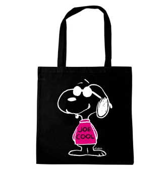 Peanuts - Snoopy - Joe Cool Pink - Baumwolltasche 