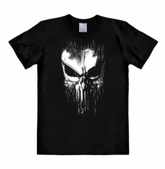 Punisher - Striped Skull - Marvel Comics - Print T-Shirt - Women 