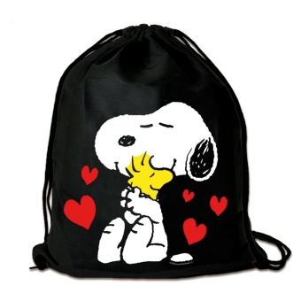 Peanuts - Snoopy - Woodstock - Best Friends - Turnbeutel - Baumwollrucksack 